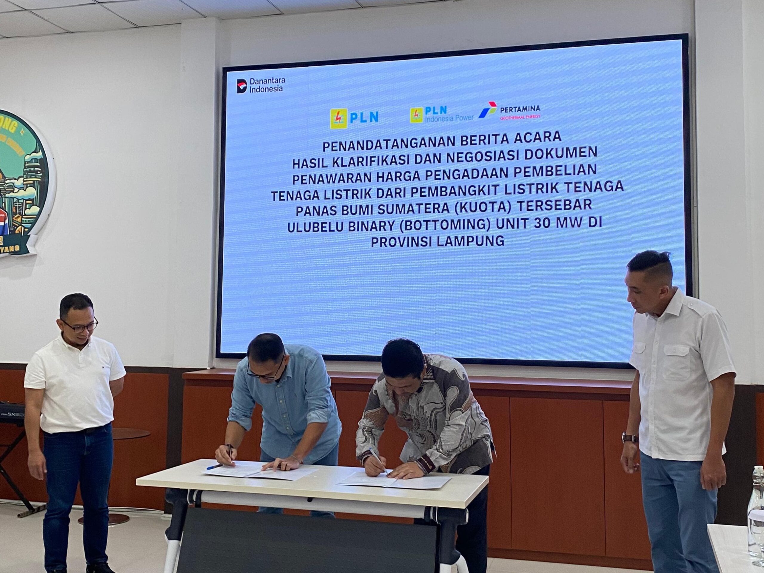 Konsorsium PGE-PLN IP Sepakati Tarif dengan PLN untuk PLTP Ulubelu Bottoming Unit, Perkuat Transisi Energi Nasional