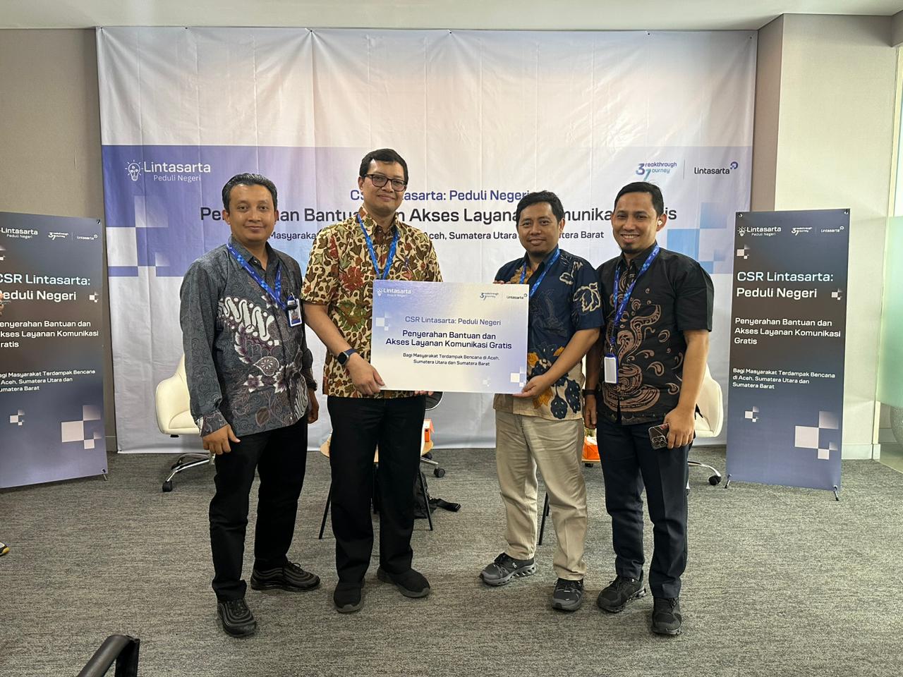 Donasi Lintasarta untuk Bencana Sumatera