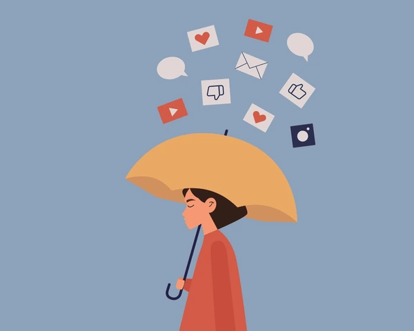 nutup akun media sosial