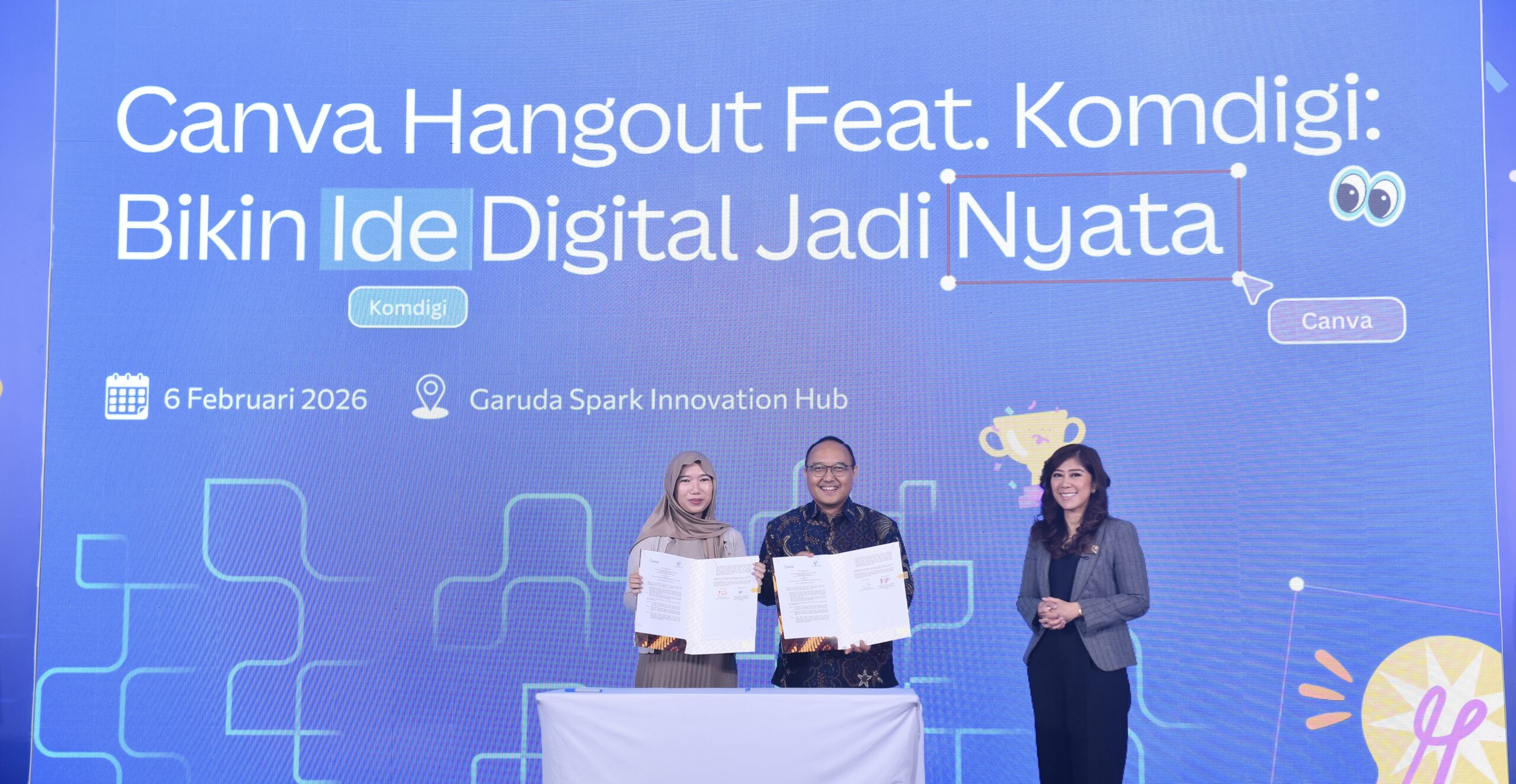 Kolaborasi Canva dan Komdigi