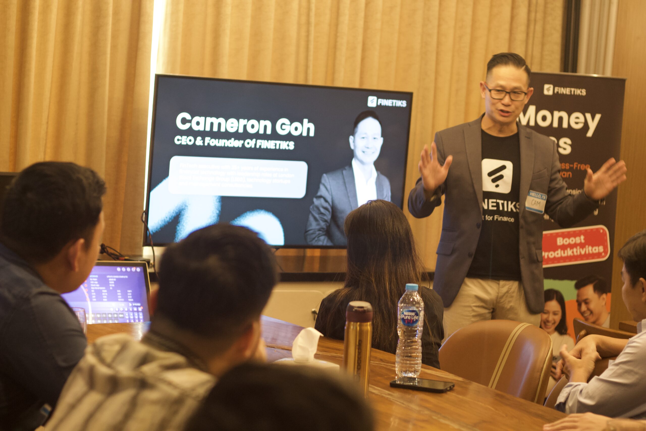 Cameron Goh - CEO FINETIKS