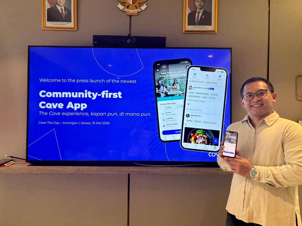 Dian Paskalis, Country Director of Growth & VP of Online Marketing, Cove dalam peluncuran Community-first Cove App