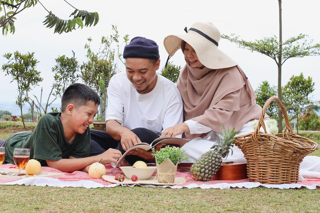 Liburan sekolah bersama keluarga